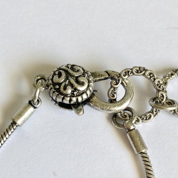 Gold Silver Copper Starfish Sea Life Charm Bracelet 7-8.5" Plus Size Plated - Picture 9 of 10